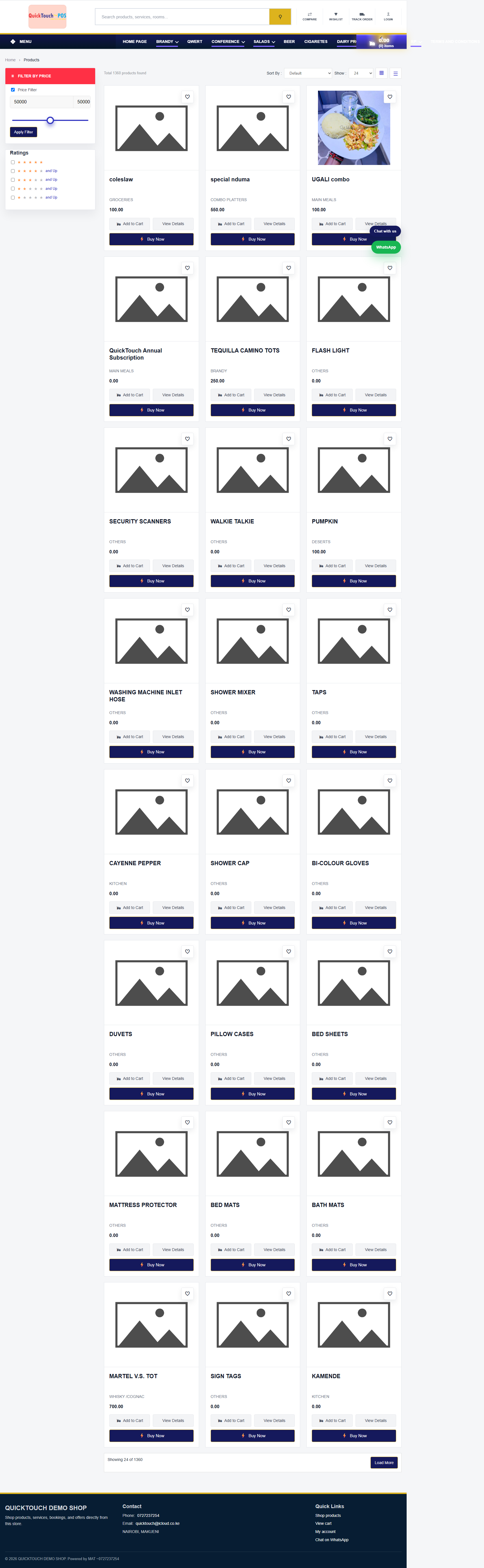 Online checkout with M-Pesa payment